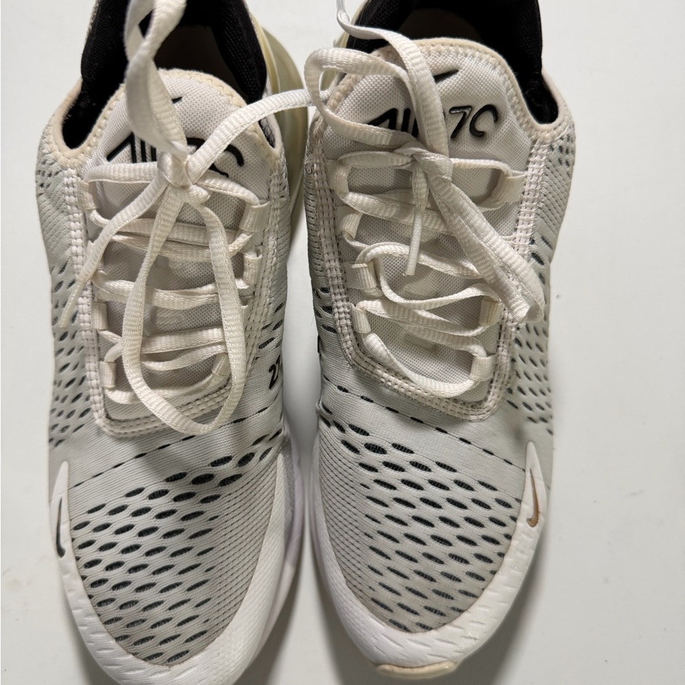 Nike Air Max 270 White and Black Sneakers